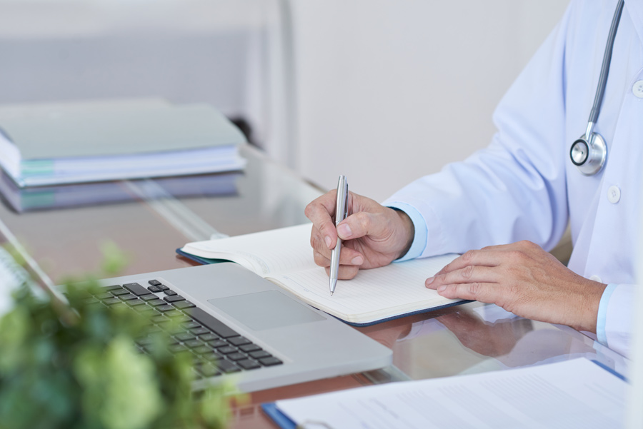 doctor-working-table